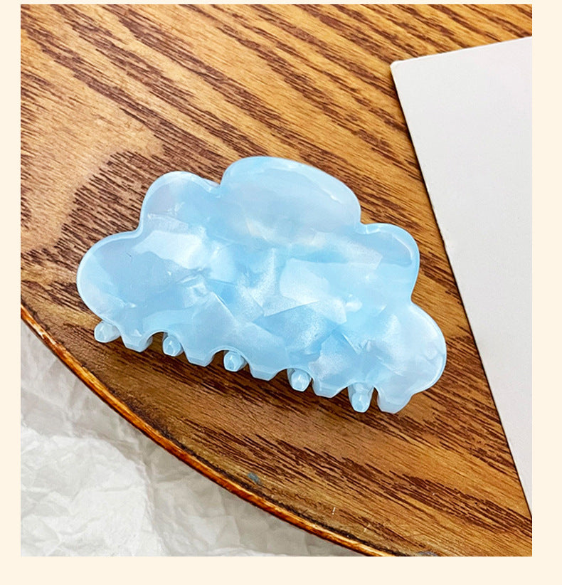 sweet solid color arylic hair claws