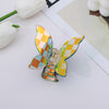 simple style bow knot imitation acetic acid handmade hair claws 1 piece