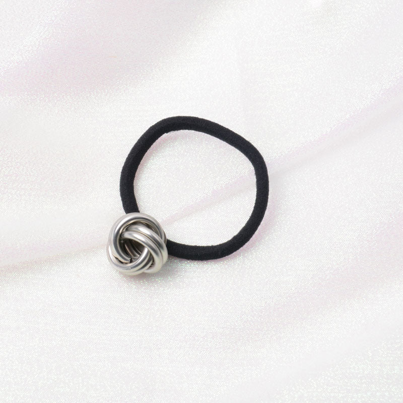 Women's Simple Style Color Block Alloy Plating Hair Tie