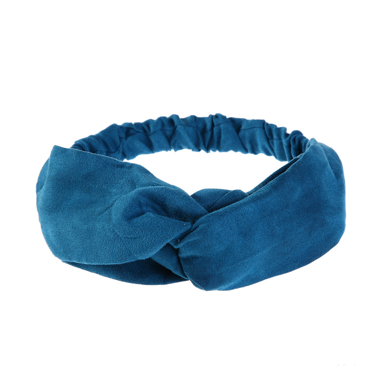 fashion bow knot cloth pleated hair band 1 piece