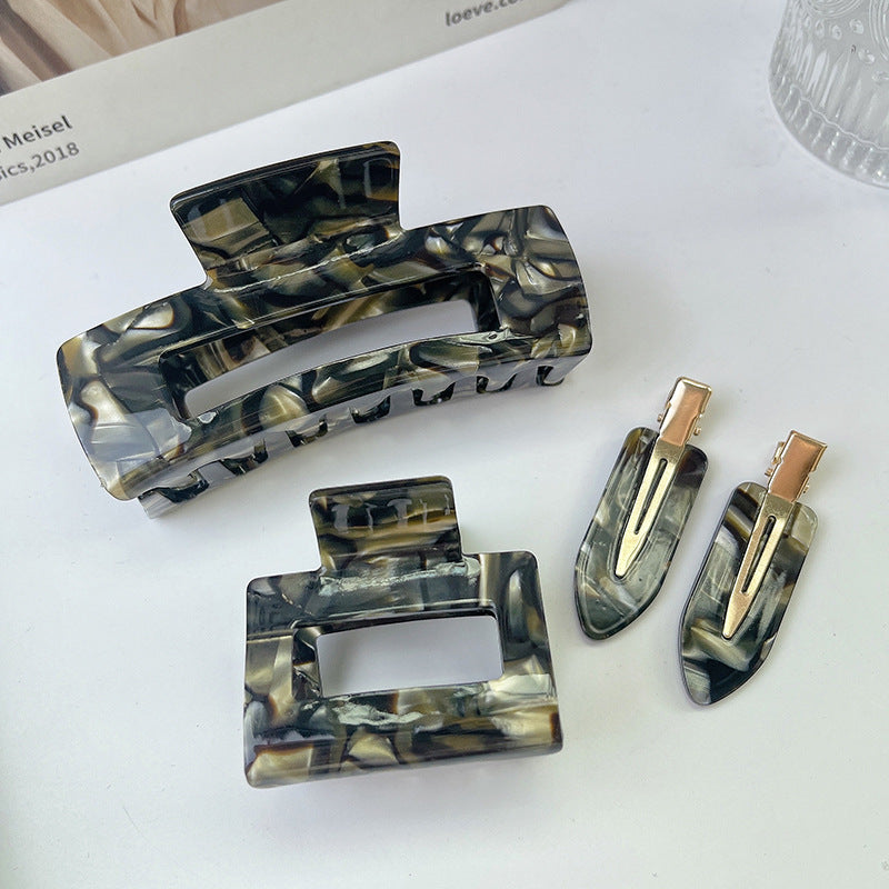 Simple Style Classic Style Color Block Acetic acid sheets Handmade Hair Clip 1 Piece