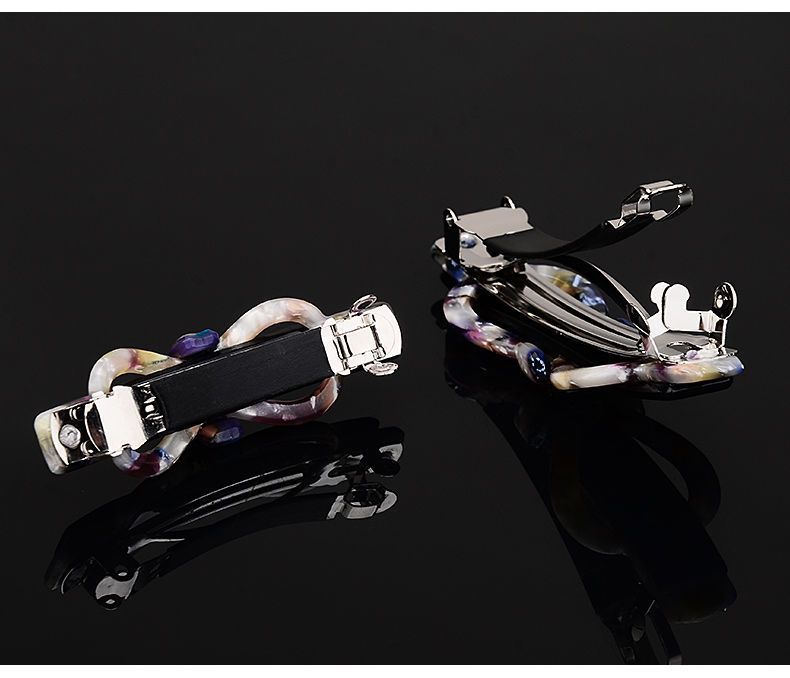 Women's Simple Style Bow Knot Acetic acid sheets Hair Clip