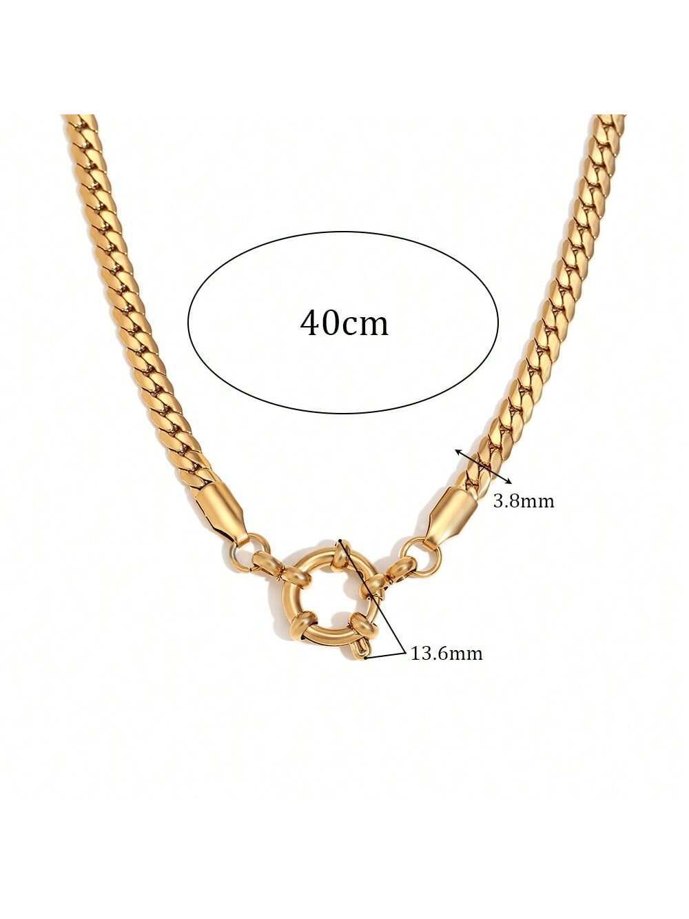 Jewelry Lady Geometric 306 Stainless Steel Plating Necklace