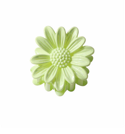 Women's Sweet Simple Style Flower Plastic Stoving Varnish Hair Claws