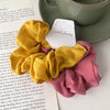 accessories solid color hair scrunchies combination