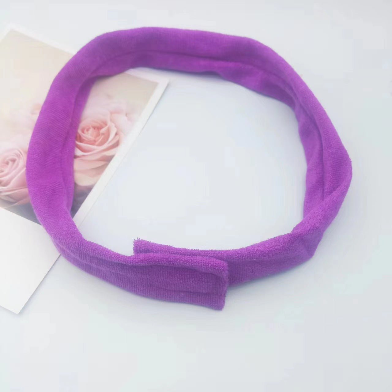 Women's Ethnic Style Simple Style Solid Color Cloth Hair Band