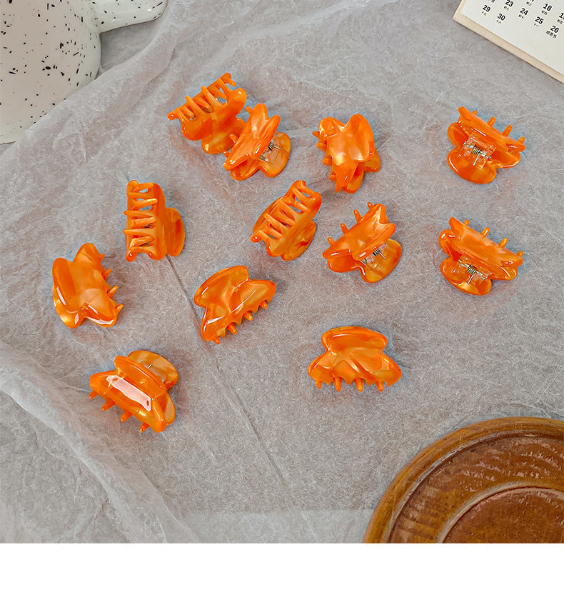 Women's IG Style Marble Acetic acid sheets Hair Claws