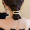Women's IG Style Simple Style Solid Color Alloy Hair Tie
