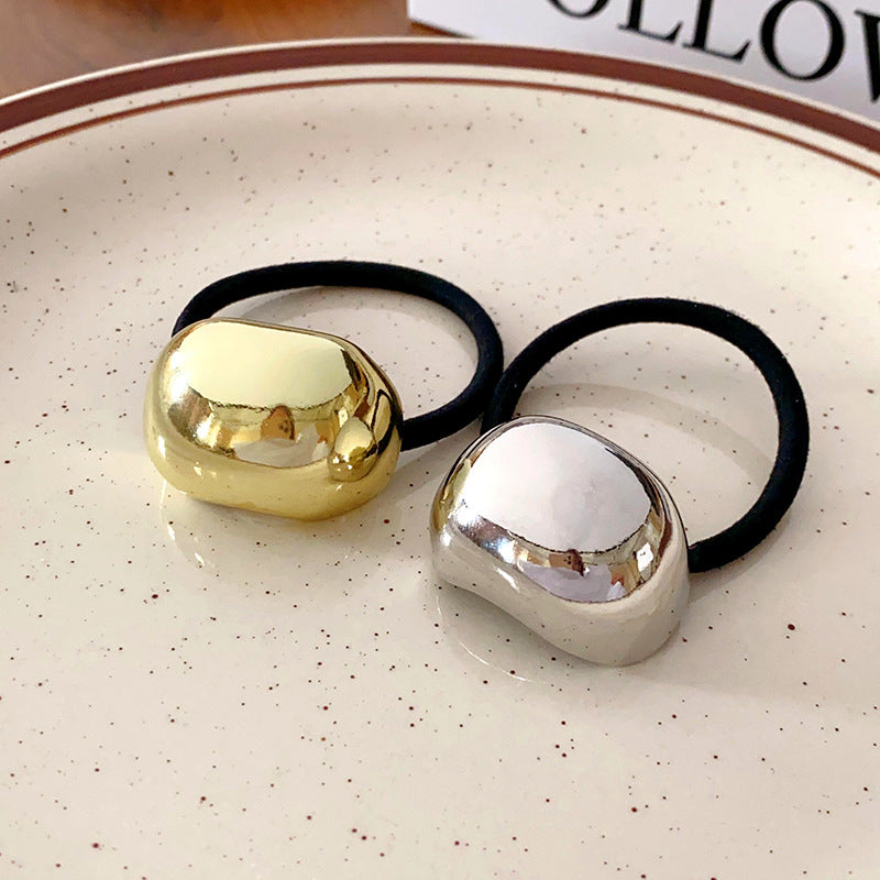 Women's IG Style Simple Style Solid Color Alloy Hair Tie