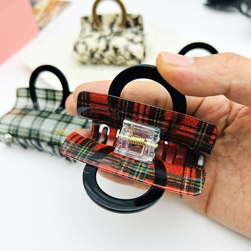 Women's Elegant Bag Acetic acid sheets Hair Claws