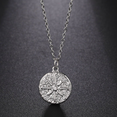 Jewelry Streetwear Sun 304 Stainless Steel Pendant Necklace