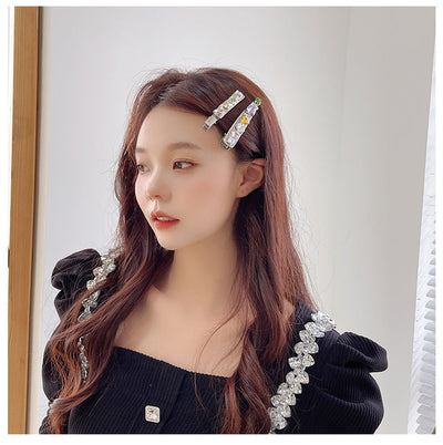 Women's IG Style Bow Knot Alloy Zircon Hair Clip