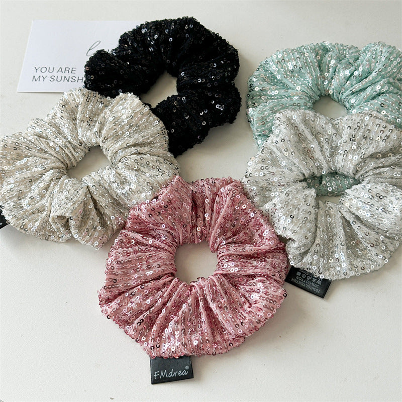 Women's Sweet Geometric Sequin Hair Tie