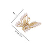 women's fashion butterfly alloy inlay rhinestones zircon hair claws