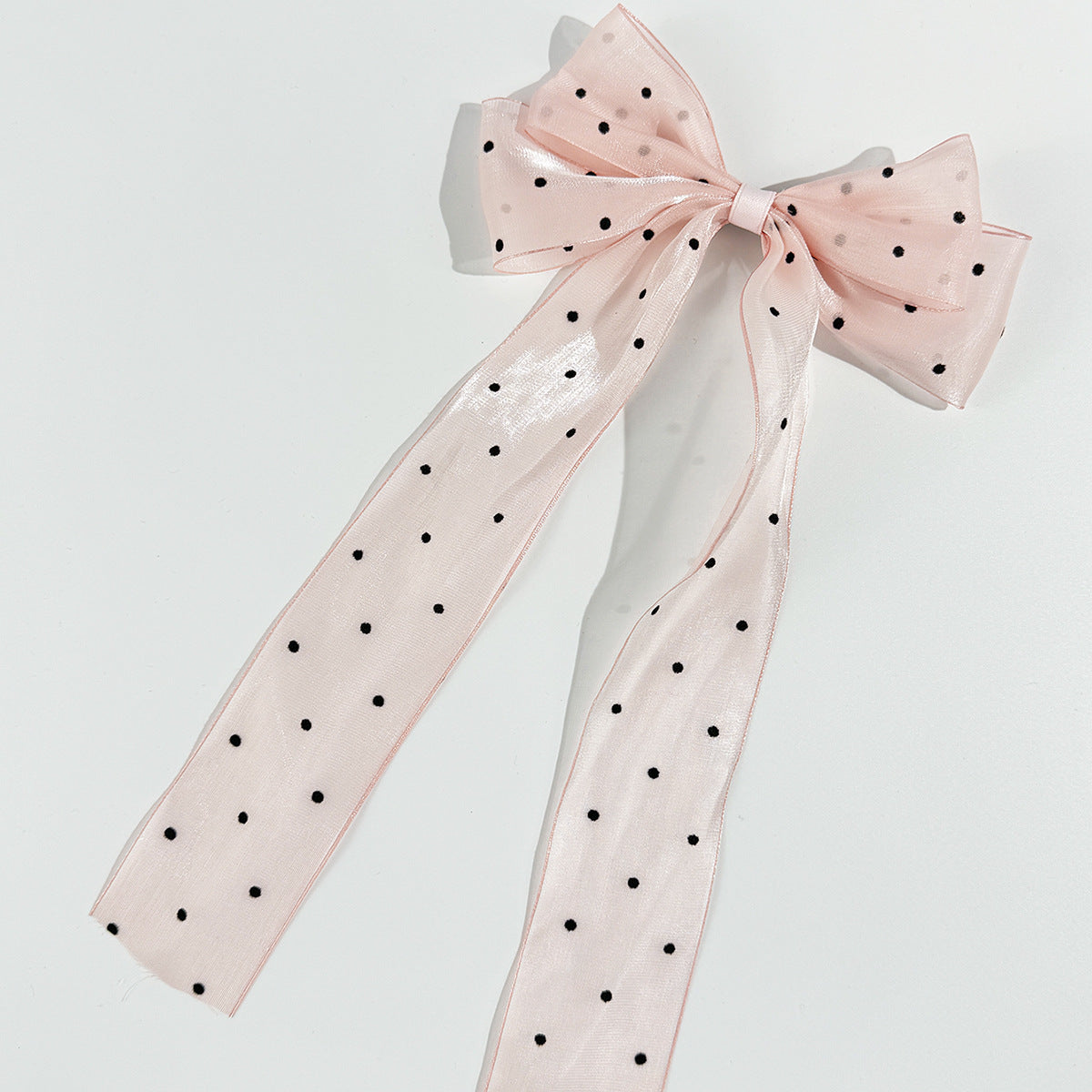 Women's Simple Style Bow Knot Gauze Hair Clip