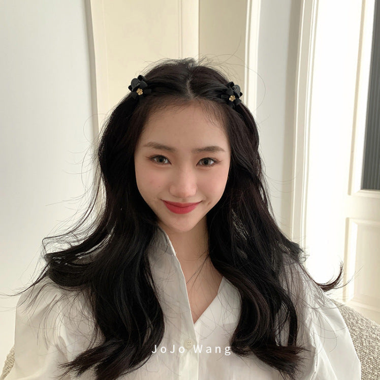 Women's Sweet Simple Style Flower Bow Knot Plastic Hair Claws