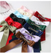 Guanyang  New Arrival 4cm Polyester Cotton Double-Layer Bow Hair Clip Hairpin Lady Updo Word Duckbilled Hair Accessories