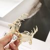 elegant sweet butterfly metal plating hair claws