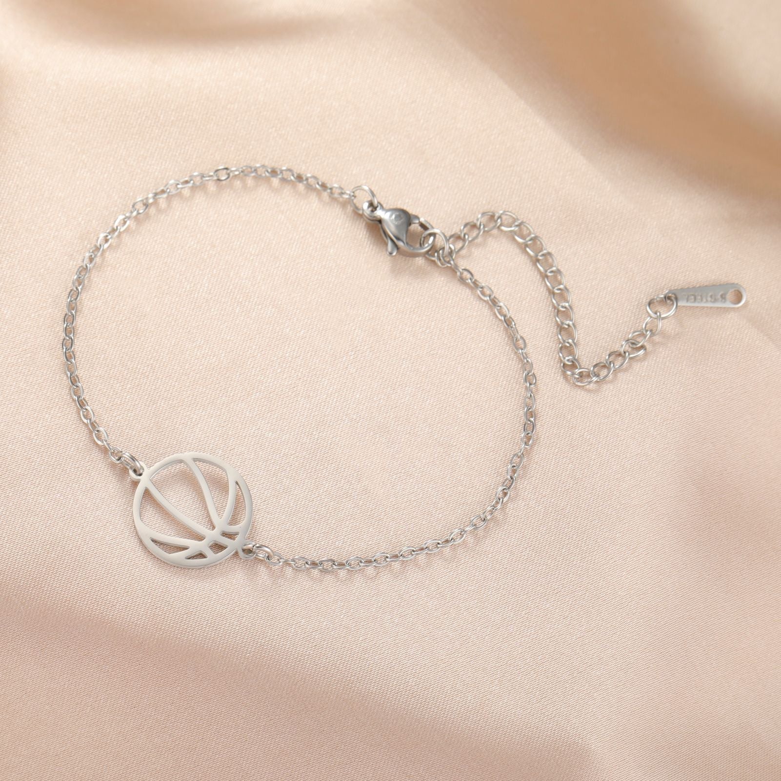 Simple Style Basketball 304 Stainless Steel Bracelets In Bulk