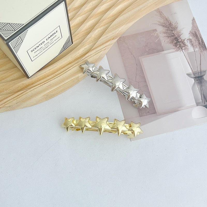 Women's Casual Simple Style Solid Color Alloy Plating Hair Clip