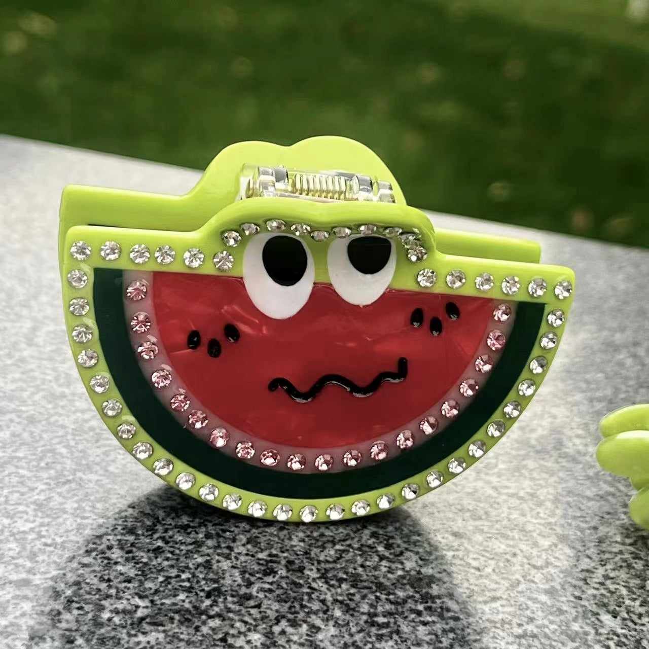 Women's Cute Frog Acetic acid sheets Hair Claws