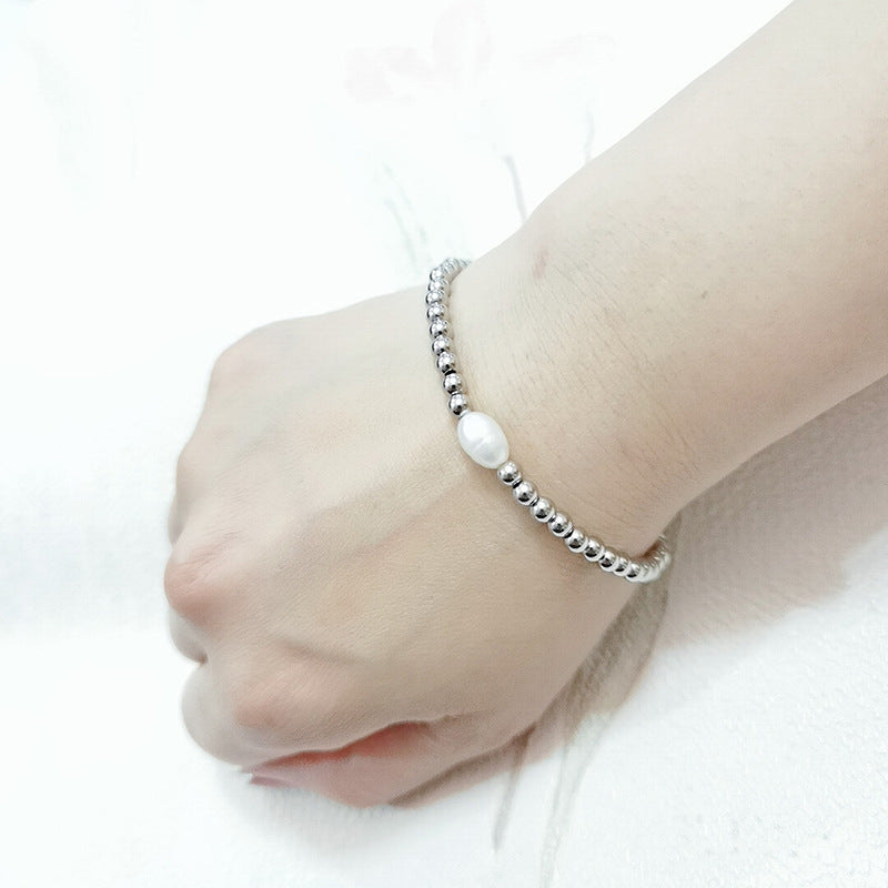 Simple Style Commute Geometric 303 Stainless Steel Bracelets In Bulk