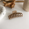 new milk tea coffee color clip elegant temperament hairpin simple hair accessories