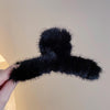 Cute love grab clip girl 2025 new popular high-end disc hair shark clip hairpin hair card headdress