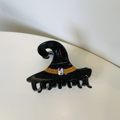 Halloween Cartoon Style Women's Color Block Arylic Polishing Hair Claws