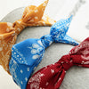 ethnic style printing solid color cloth hair band