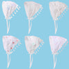 Women's Pastoral Plaid Flower Cloth Net Yarn Hair Band