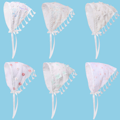Women's Pastoral Plaid Flower Cloth Net Yarn Hair Band