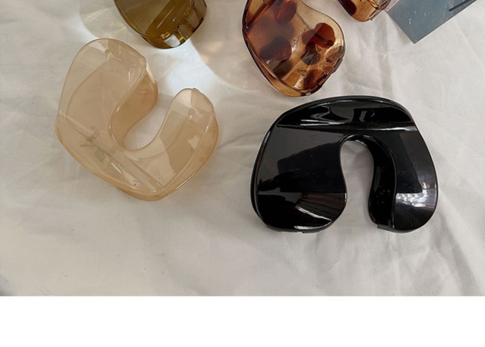 women's ig style geometric plastic stoving varnish hair claws