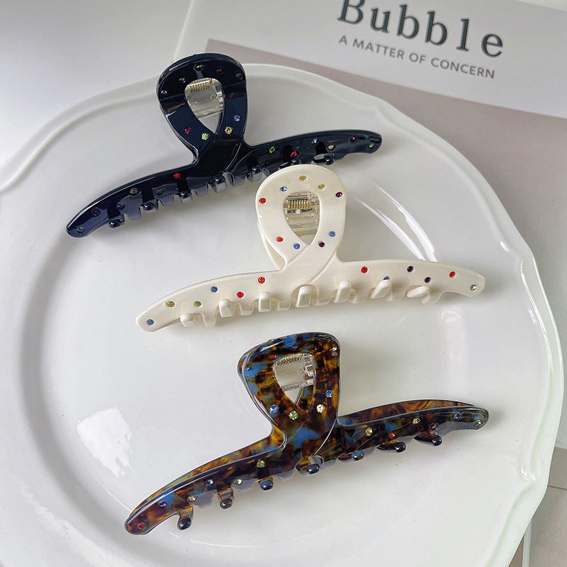 Women's Simple Style Geometric Solid Color Acetic acid sheets Hair Claws