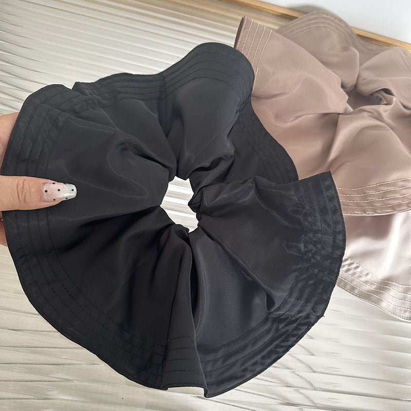 Women's Simple Style Solid Color Cloth Pleated Hair Tie