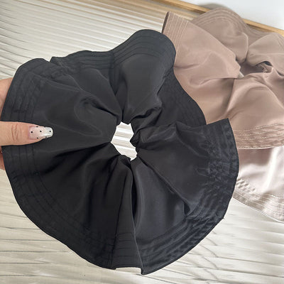 Women's Simple Style Solid Color Cloth Pleated Hair Tie