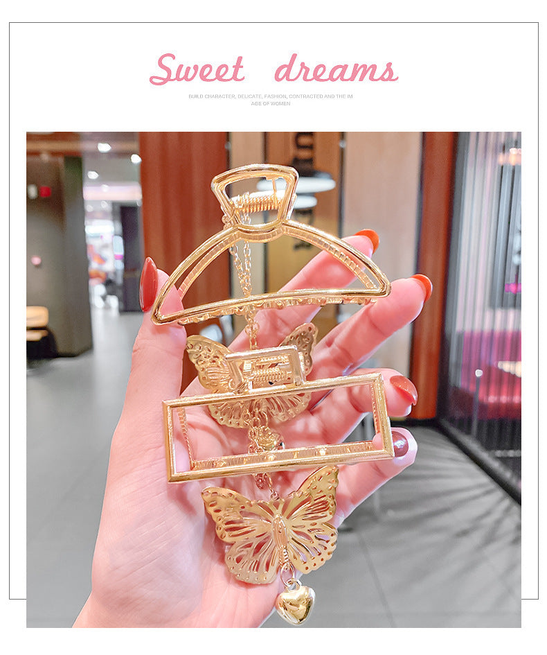 new fashion butterfly pendant catch clip