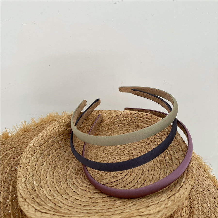 simple style bow knot cloth headwear