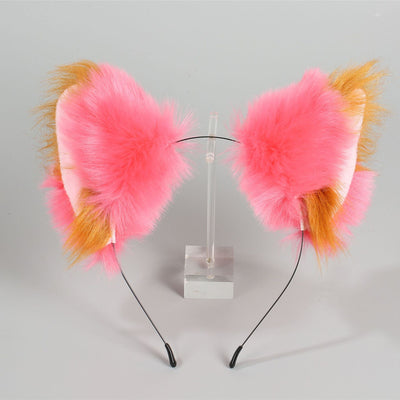 Women's Cute Ear Plush Handmade Hair Band