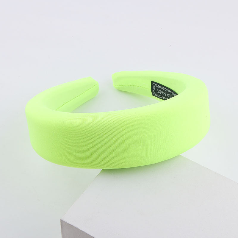 fashion multicolor milk silk sponge headband