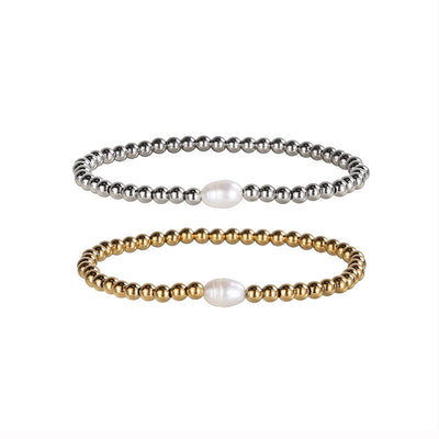 Simple Style Commute Geometric 303 Stainless Steel Bracelets In Bulk
