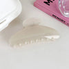 simple style solid color arylic hair claws