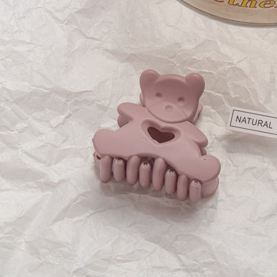 cartoon style cute bear plastic hair claws