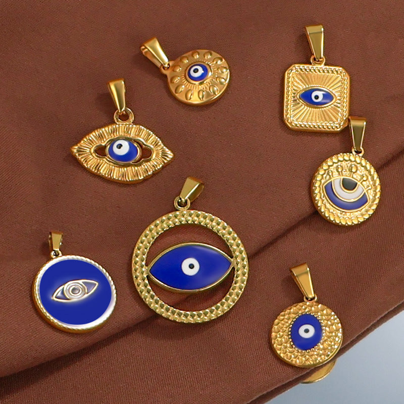 Jewelry Vintage Style Classic Style Devil's Eye 304 Stainless Steel Plating