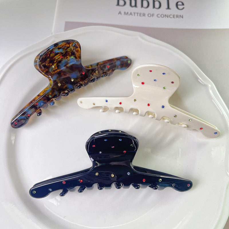 Women's Simple Style Geometric Solid Color Acetic acid sheets Hair Claws