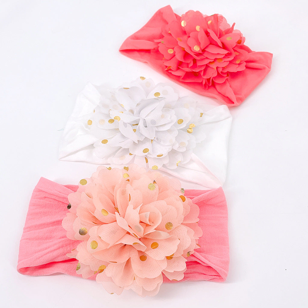 cute flower cloth hair band