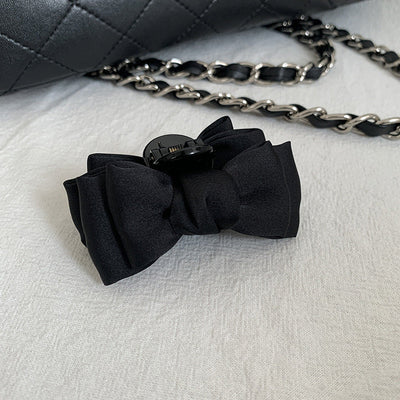 Women's Elegant Bow Knot Satin Hair Claws
