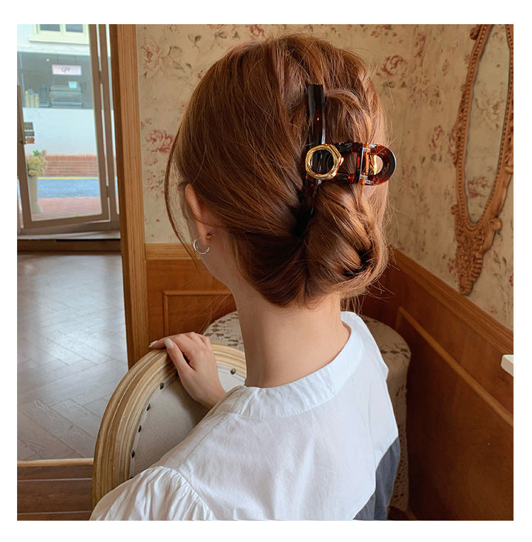 Women's IG Style Korean Style Geometric Plastic Hair Claws