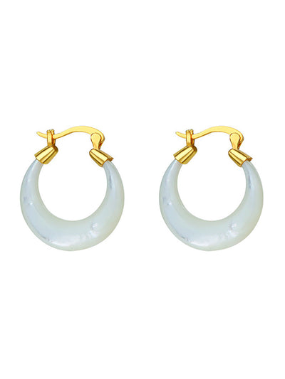 Women Artsy Pinctada Albina S925Sliver Earrings