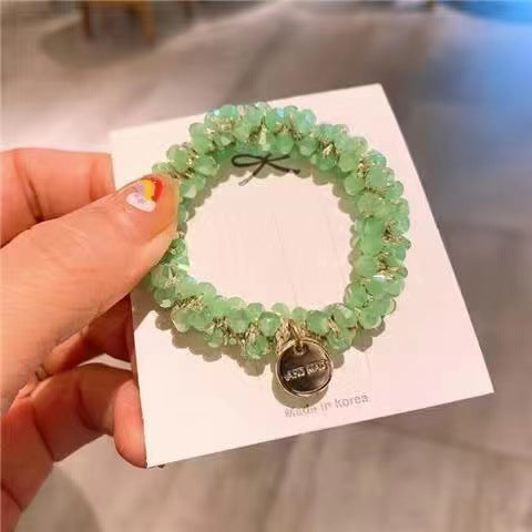 Women's Elegant Geometric Rhinestone Hair Tie